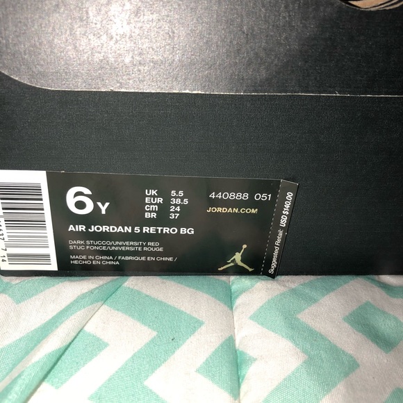 Air Jordan 5 retro BG - Picture 3 of 5